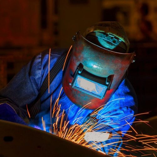 workers welding at work