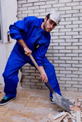 Workers' with Blue Site uniform | DYS Law Group