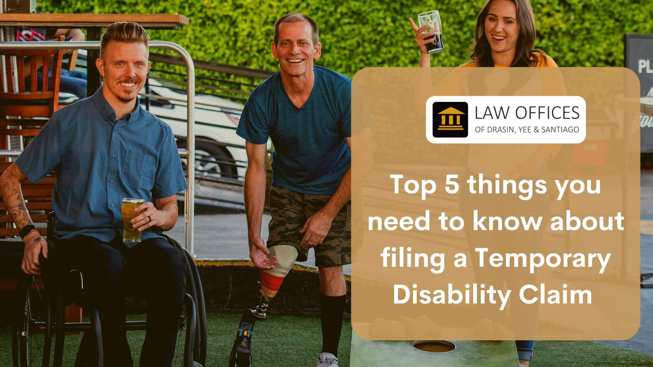 Filing a Temporary Disability Claim | DYS Law Group Attorney